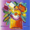 Abstract Flowers II by Peter Max
