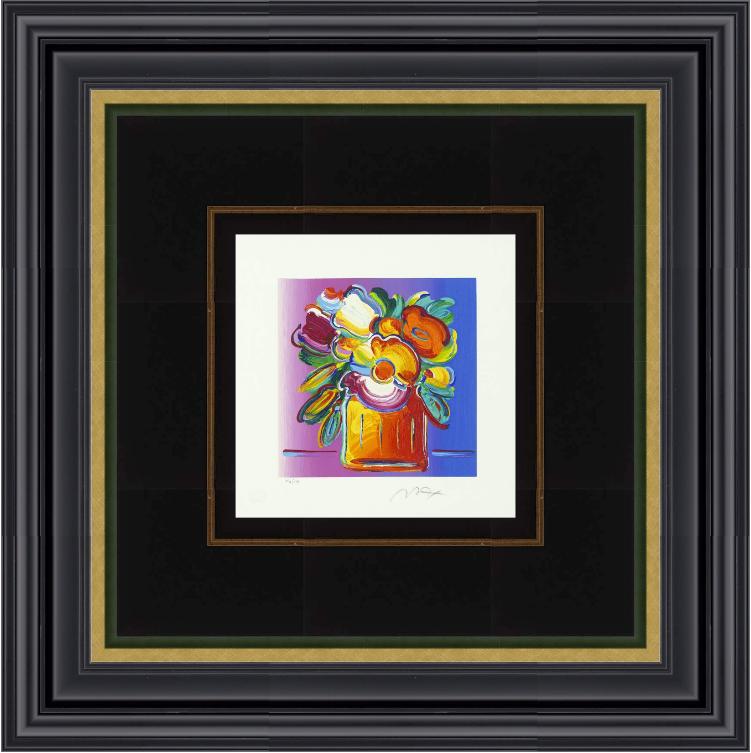 Abstract Flowers II by Peter Max