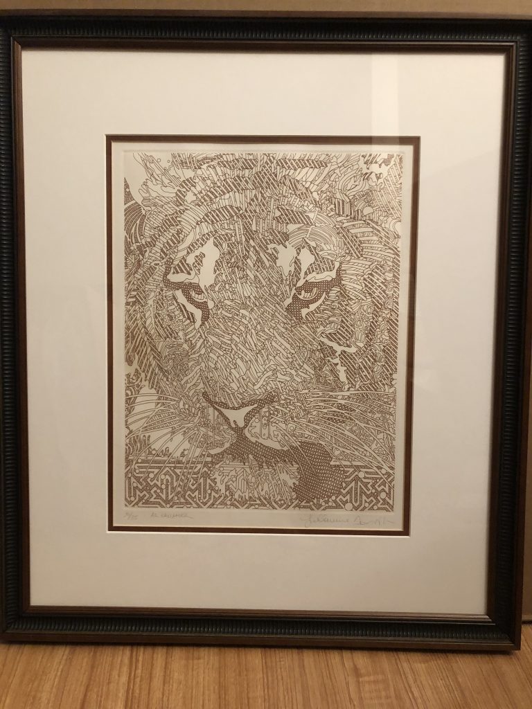 Az Kanamer Etching by Guillaume Azoulay