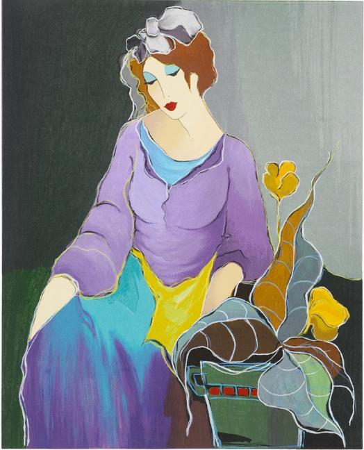 Beautiful Thoughts by Itzchak Tarkay