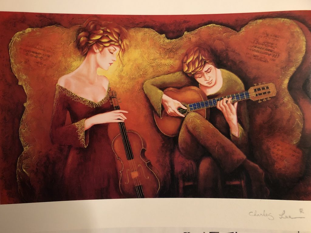 Guitar Serenade by Charles Lee