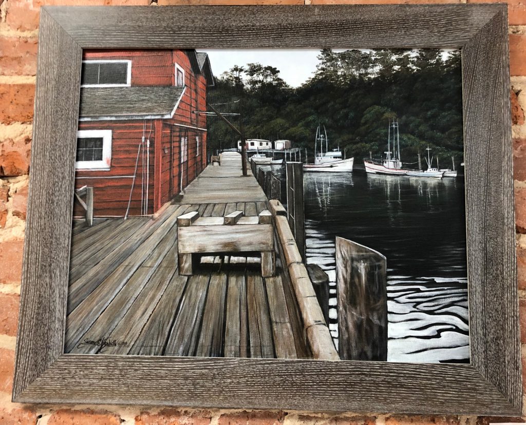 Fort Bragg Harbor by Susan Elizabeth Wolding