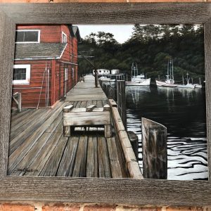 Fort Bragg Harbor by Susan Elizabeth Wolding