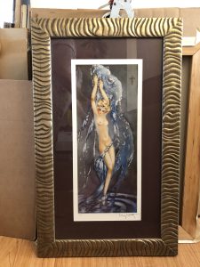 Fountain Nude by Louis Icart