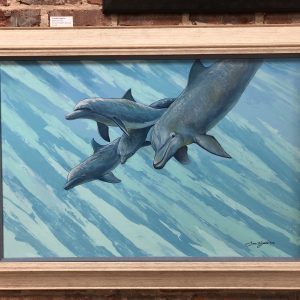 Friendly Dolphins by Susan Elizabeth Wolding