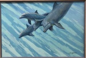 Friendly Dolphins by Susan Elizabeth Wolding