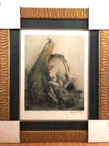 Peacock by Louis Icart