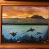 Turtle Islands above n below Painting by Susan Elizabeth Wolding
