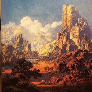 Pinnacles by Maxfield Parrish