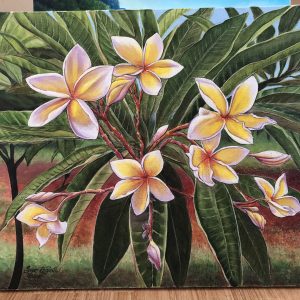 Plumerias by Susan Elizabeth Wolding