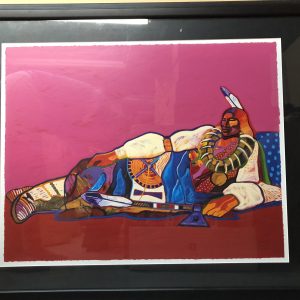 Ponca Chief Reclining by John Nieto