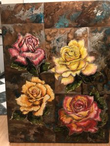 Shiny Roses by Juan Arroyo