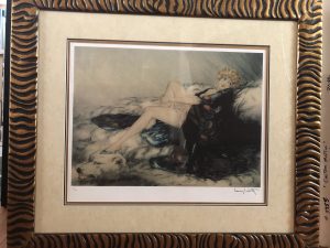 Silk Robe by Louis Icart