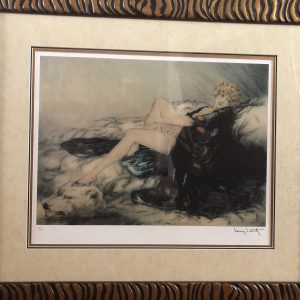 Silk Robe by Louis Icart