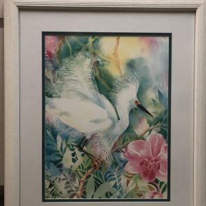 Snowy Egret by Carol Perry