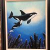 Mom and Baby Orca by Susan Elizabeth Wolding
