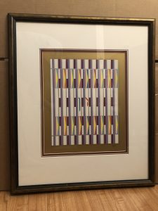 12 Tribes of Dan in Gold by Yaacov Agam