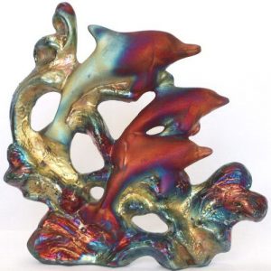 Raku Dolphins by William Turner