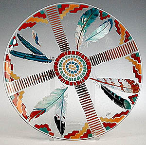 Native Bowl by Fire Glass