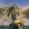 Tattooed Mermaid by David Delamare