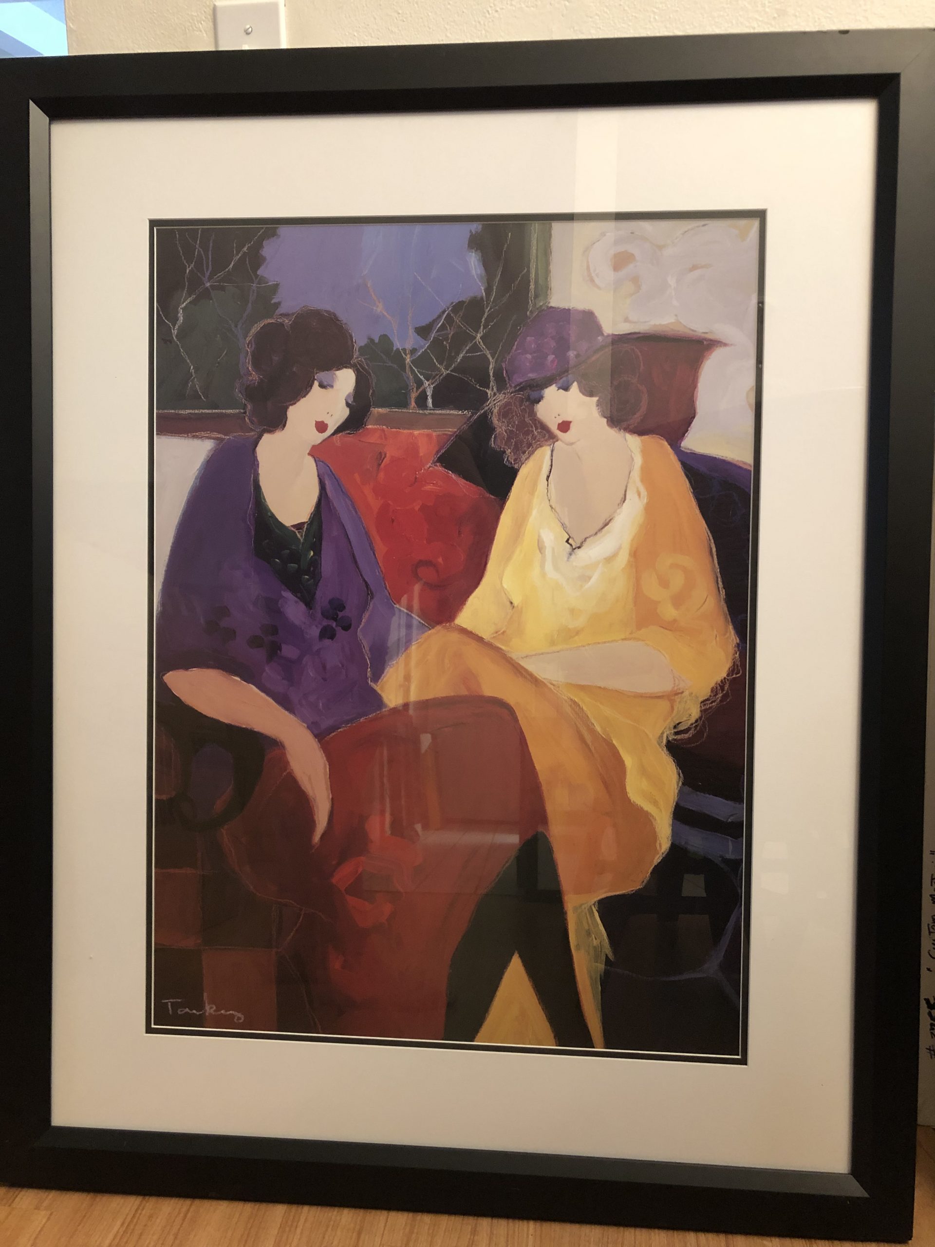 Nicole and Chloe by Itzchak Tarkay