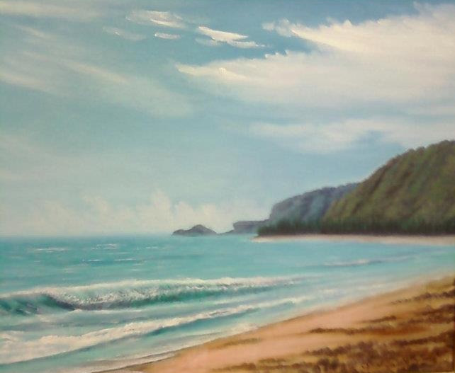 Turtle Islands Oahu by Susan Elizabeth Wolding