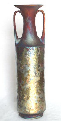 Two-handled Raku Vase by William Turner