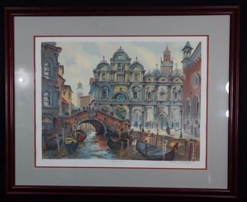 Venice Canal by Anatole Krasnyansky