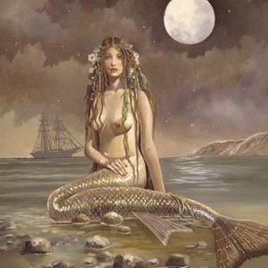 Waiting For Her Ship by David Delamare