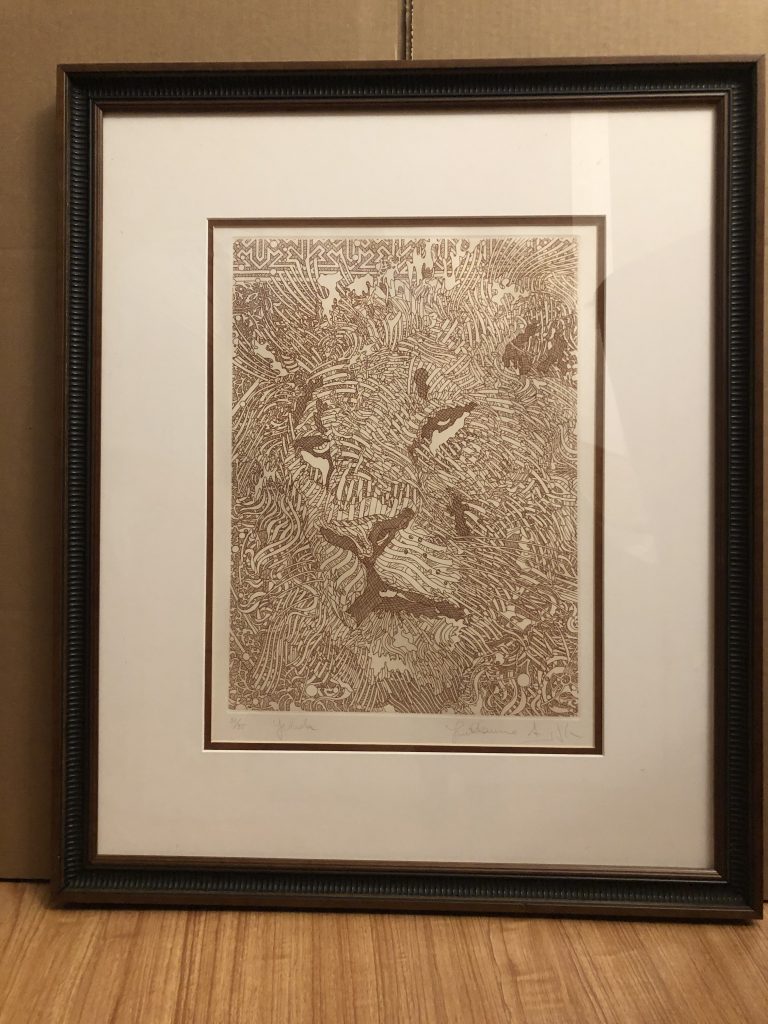 Yehuda Etching by Guillaume Azoulay