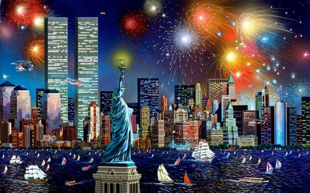 Manhattan Celebration by Alexander Chen