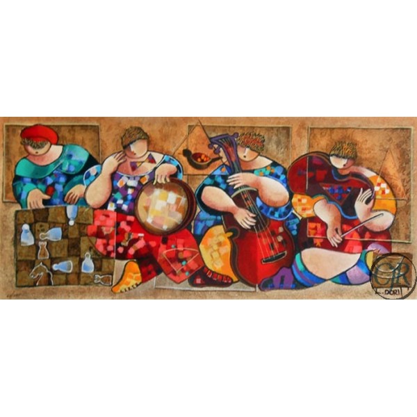 Chess Player by Levi Dorit