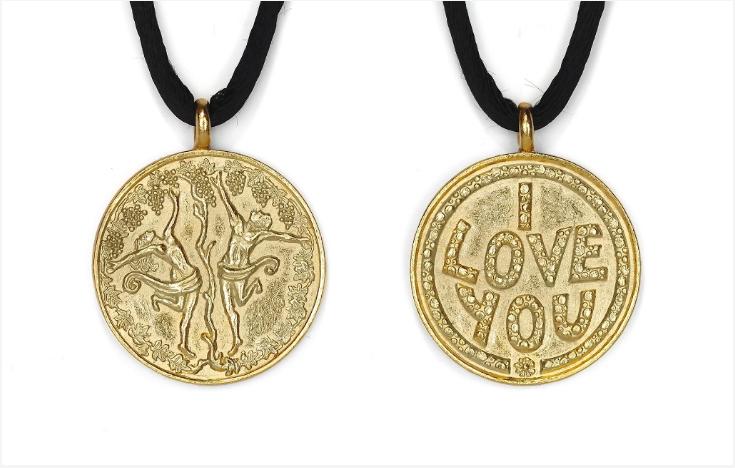 I Love You Medallion/ Pendant by ERTE
