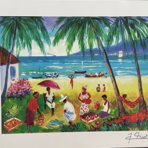 La Plage de la Saline by Jean Claude Picot