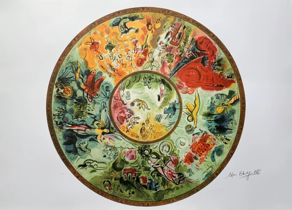 Paris Opera Ceiling by Marc Chagall