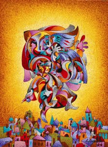 Blue Bird IV by Anatole Krasnyansky