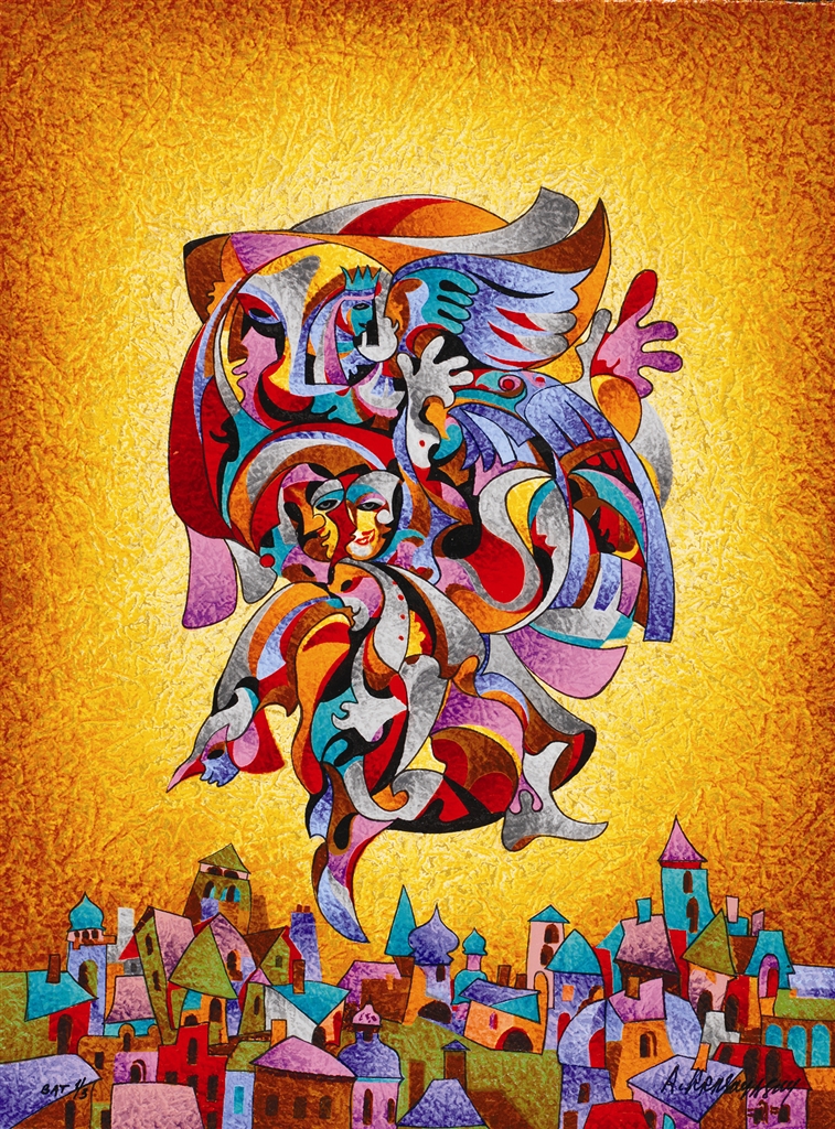 Blue Bird IV by Anatole Krasnyansky